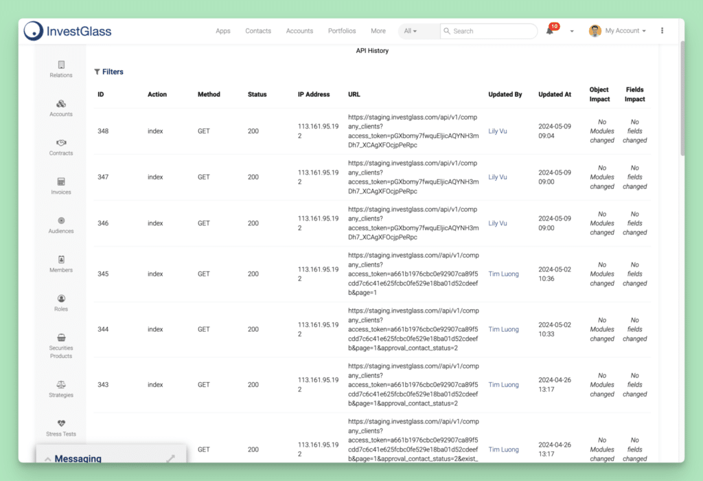 Record permission and Audit