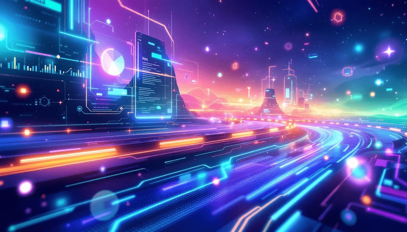 A visual representation of managing a sales pipeline with AI.