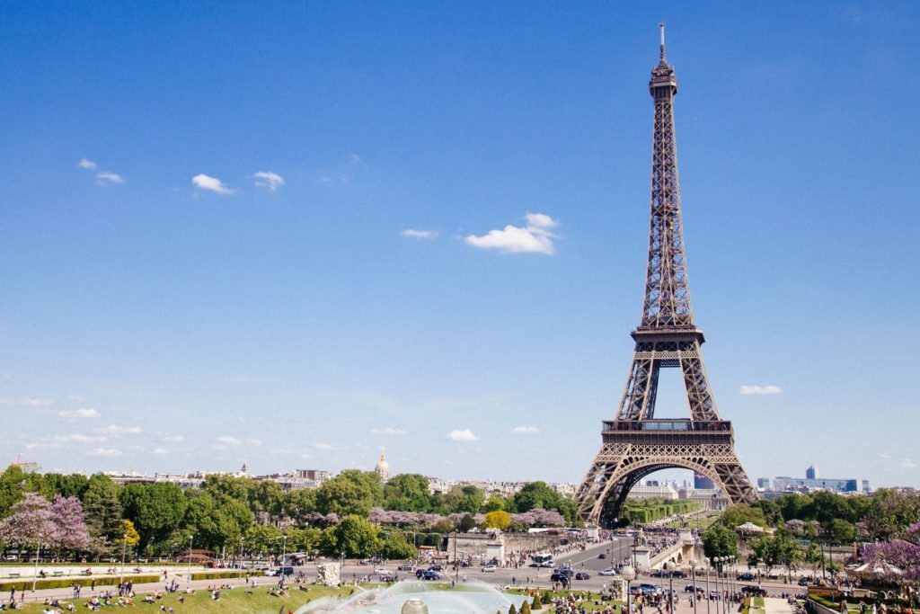 Eiffel Tower at Paris, France