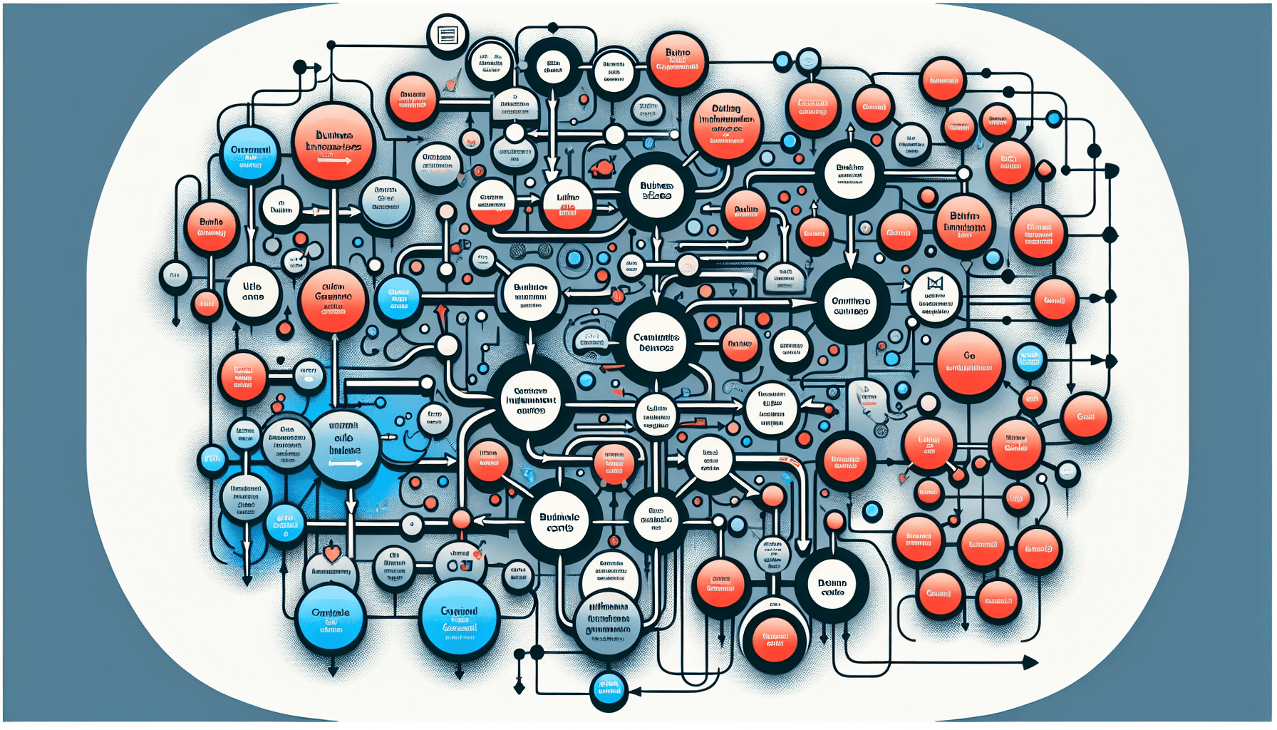 Illustration of business size and user count