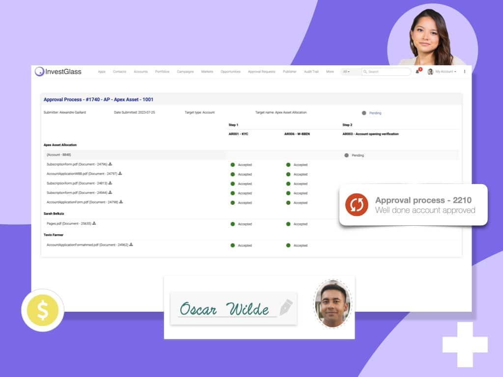 InvestGlass Approval Process and Automation